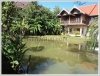 ID: 1088 - Lao style house with rice paddy view