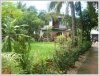 Lao house but with very large garden for rent