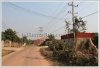 vacant land by pave road for sale in Ban Dongsavath