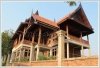 85% complete Big Lao style house by Mekong for urgent sale