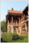 85% complete Big Lao style house by Mekong for urgent sale