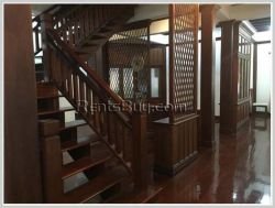 ID: 3418 - Modern Lao style house near Lao ITEC Mall for rent.