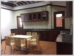 ID: 3418 - Modern Lao style house near Lao ITEC Mall for rent.