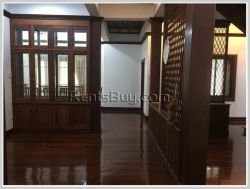 ID: 3418 - Modern Lao style house near Lao ITEC Mall for rent.