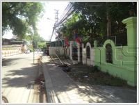 House in town with trees around