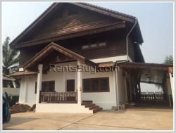 ID: 3560 - Beautiful house design with traditional taste of Lao and fully furnished for rent