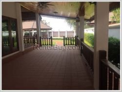 ID: 3560 - Beautiful house design with traditional taste of Lao and fully furnished for rent