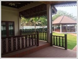 ID: 3560 - Beautiful house design with traditional taste of Lao and fully furnished for rent