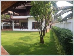 ID: 3560 - Beautiful house design with traditional taste of Lao and fully furnished for rent