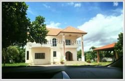 ID: 3707 - Adorable house with large yard between City and Lao-Thai Friendship Bridge for rent