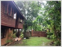 ID: 3772 - A lovely Lao style house near Embassy of Thailand for rent