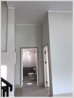 ID: 955 - Newly constructed house available in town by pave road for rent
