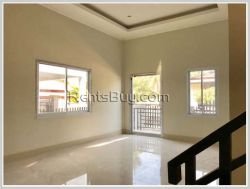 ID: 955 - Newly constructed house available in town by pave road for rent