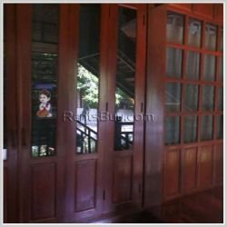 ID: 3667 - Lao style house near Sengdara Fitness for rent