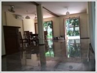 ID 2903- Lao style house with large garden for rent