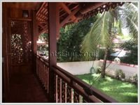 ID 2903- Lao style house with large garden for rent