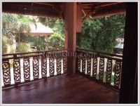 ID 2903- Lao style house with large garden for rent