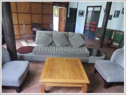 ID: 3139 - Lao contemporary house with large shady garden for rent.