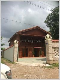 ID 2903- Lao style house with large garden for rent
