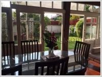 ID: 2916 House for rent fully furnished Lao style