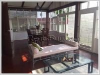 ID: 2916 House for rent fully furnished Lao style