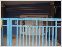 ID: 809 - Nice house next to concrete road for rent in Saysettha District.