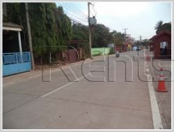 ID: 809 - Nice house next to concrete road for rent in Saysettha District.