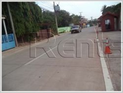 ID: 809 - Nice house next to concrete road for rent in Saysettha District.