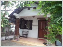 ID: 3009 - Cozy house near Sengdara fitness for rent in Saysettha District, Vientaine Capital!