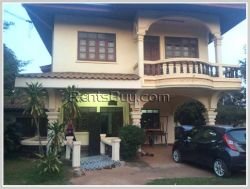 ID: 3408 -Nice house for rent near Donnoon Roundabout where new Vientiane City will be relocated.