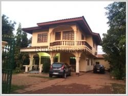 ID: 3408 -Nice house for rent near Donnoon Roundabout where new Vientiane City will be relocated.