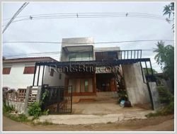 ID: 303 - House with fully furnished by pave road for rent in Sikhottabong district