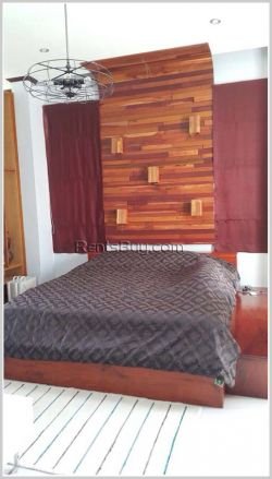 ID: 303 - House with fully furnished by pave road for rent in Sikhottabong district