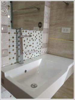 ID: 303 - House with fully furnished by pave road for rent in Sikhottabong district