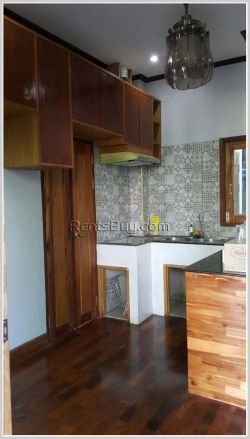 ID: 303 - House with fully furnished by pave road for rent in Sikhottabong district