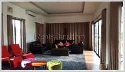 ID: 3109 - The beautiful house with large garden and swimming pool for rent in Sikhottabong district