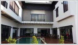 ID: 3109 - The beautiful house with large garden and swimming pool for rent in Sikhottabong district