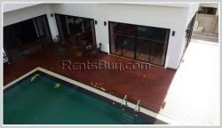 ID: 3109 - The beautiful house with large garden and swimming pool for rent in Sikhottabong district