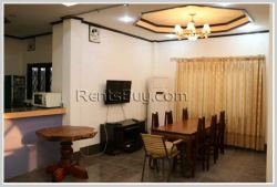 ID: 3159 - Modern house next to concrete road for rent in Sikhottabong District.