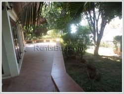 ID: 3464 - Lao style house for rent next to Mekong Riverfront.