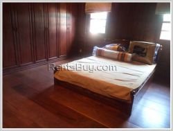 ID: 3464 - Lao style house for rent next to Mekong Riverfront.