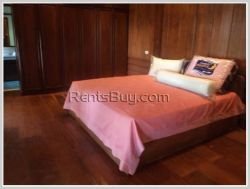 ID: 3464 - Lao style house for rent next to Mekong Riverfront.