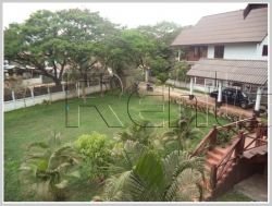 ID: 3118 - Lao style house with large yard for rent in Diplomatic area