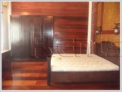 ID: 3118 - Lao style house with large yard for rent in Diplomatic area