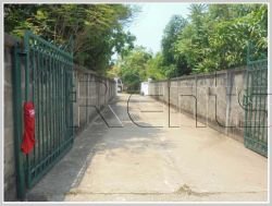 ID: 3144 - The beautiful privacy house with fully furnished and large yard for rent in Sisattanak Di