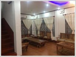 ID: 3214 - The house in town with fully furnished for rent in Saysettha district