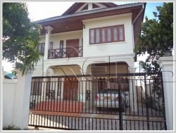 ID: 3049 - Nice house near VIS for rent in Sisattanak district.