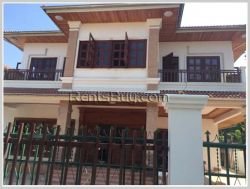 ID: 3406 -Newly modern constructed house for rent in Lao and foreign communities zone, near Saphanth