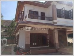 ID: 3406 -Newly modern constructed house for rent in Lao and foreign communities zone, near Saphanth