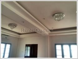 ID: 3440 - New modern house for rent in the developed and peaceful village in Sisattanak District.